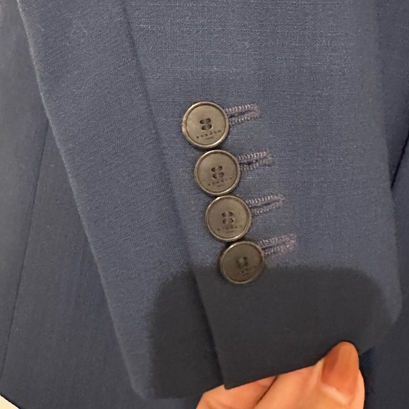 Sandro Blue Men's Blazer - Picture 3 of 9